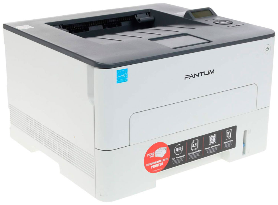 Принтер Pantum P3300DN, лазерный A4, 33 (35 Letter) стр/мин, 1200×1200 dpi, 256Мб, дуплекс