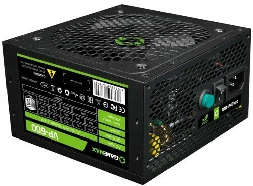 Блок питания GameMax ATX 600W VP-600 80+, Ultra quiet