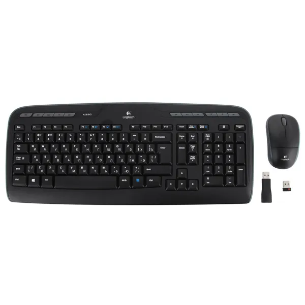Комплект клавиатура + мышь Logitech MK330 Wireless Combo USB (920-003995) <920-003995>