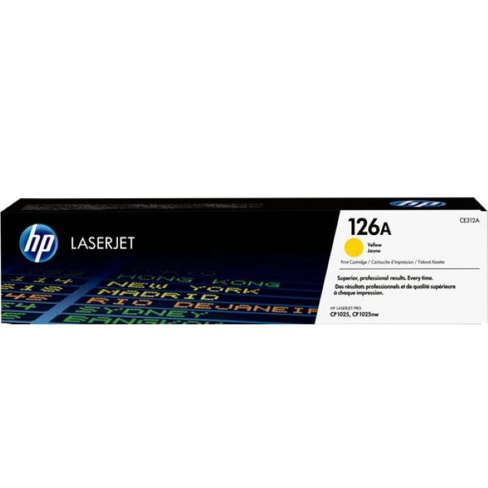 Картридж HP 126A желтый, для цветных принтеров HP LaserJet Pro CP1025 1000 страниц HP-CE312A