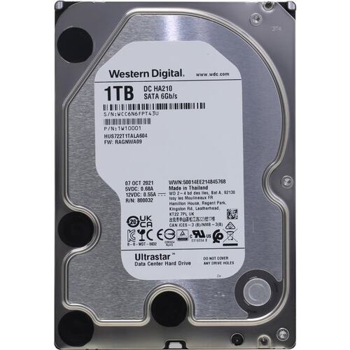 Винчестер HGST Enterprise HDD 3.5″ SATA 1000Gb, 7200rpm, 128MB buffer (HUS722T1TALA604 Hitachi