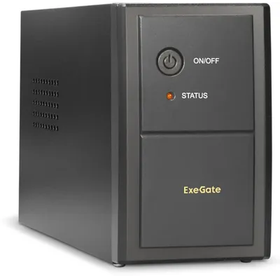 ИБП Exegate EP244541RUS ИБП Exegate Power Back BNB-400 <400VA, Black, 2 евророзетки>